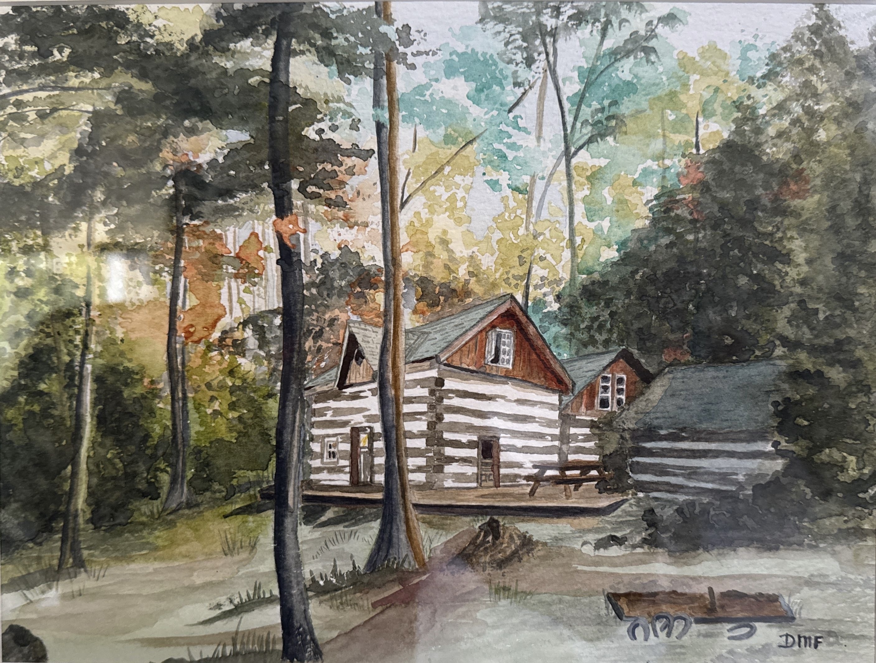 Dad Photo - Cabin Back